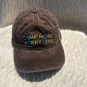 Camp More Worry Less Jean Style Baseball Cap (Universal)